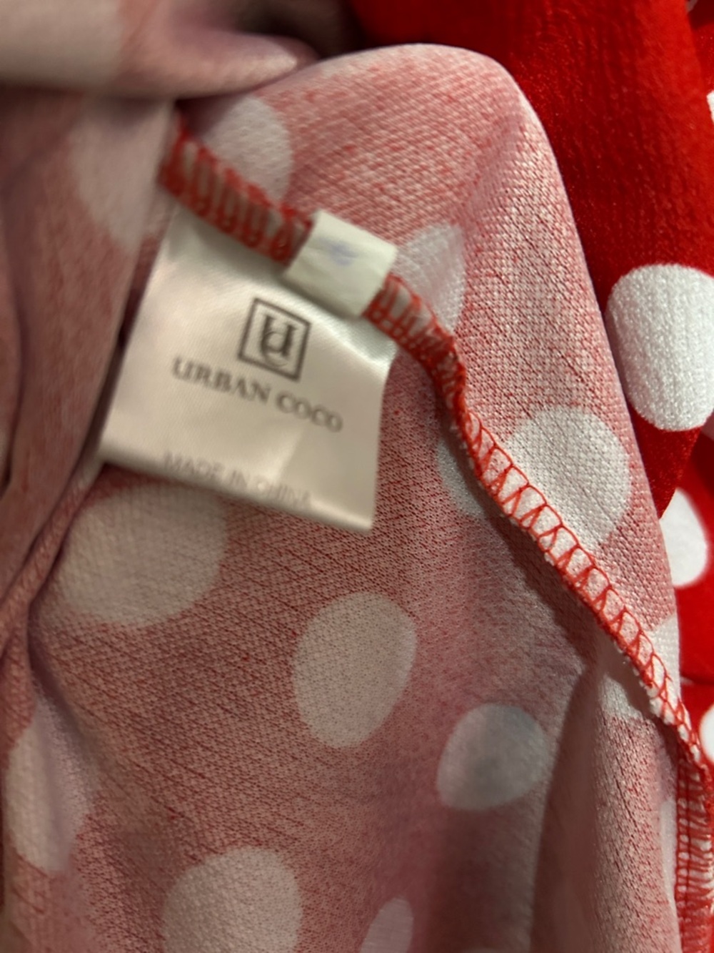 Red Polka Dot Skater Skirt - Women's Flared Mini size M - Picture 4 of 5